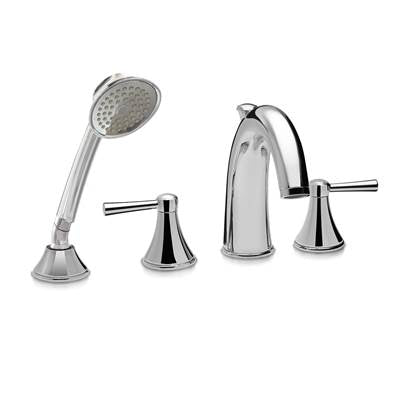 Toto TB210S#CP- 4 Hole Silas Roman Tub - Lever Handle | FaucetExpress.ca