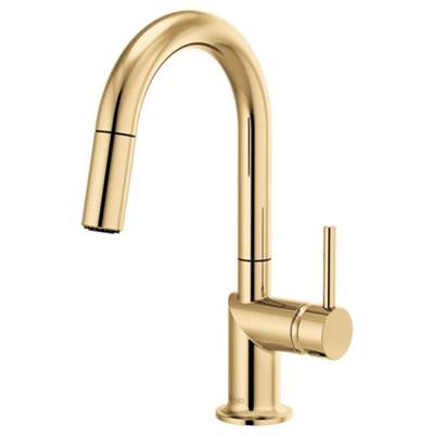 Brizo 63975LF-PGLHP- Odin Pull-Down Prep Faucet with Arc Spout - Handle Not Included