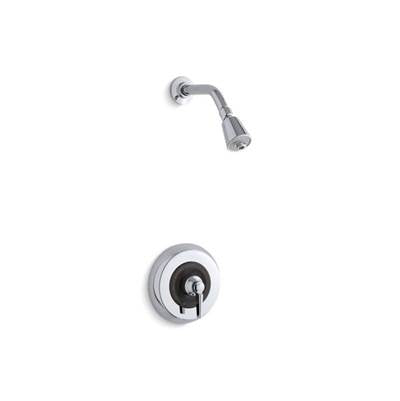 Kohler TS6910-4A-CP- Triton® Rite-Temp(R) shower valve trim with lever handle and 2.5 gpm showerhead | FaucetExpress.ca