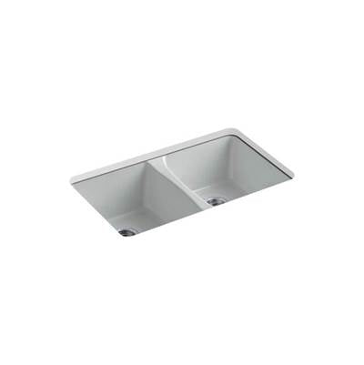 Kohler 5873-5U-95- Deerfield® 33'' x 22'' x 9-5/8'' Undermount double-equal kitchen sink | FaucetExpress.ca