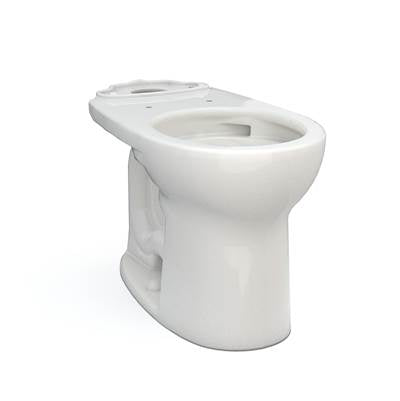 Toto C775CEFG#11- Toto Drake Round Tornado Flush Toilet Bowl With Cefiontect Colonial White