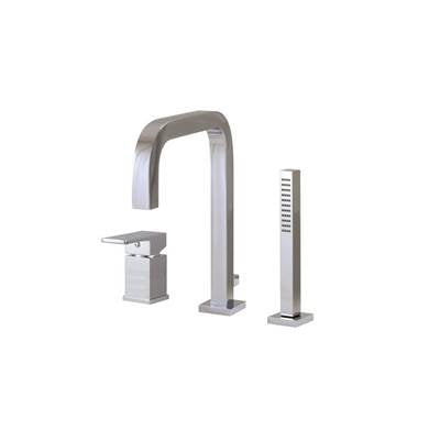 Aquabrass - X7613 Xsquare 3 Pce Tub Filler Faucet- Pressure Balance