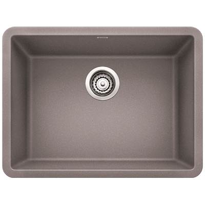 Blanco 401883- PRECIS U Single 24 Kitchen Sink, SILGRANIT®, Metallic Gray | FaucetExpress.ca