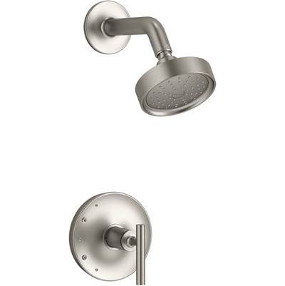 Kohler TS14422-4G-BN- Purist® Rite-Temp® shower trim with lever handle and 1.75 gpm showerhead | FaucetExpress.ca