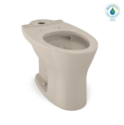 Toto CT746CUFG#03- TOTO Drake Dual Flush Elongated Universal Height Toilet Bowl with CEFIONTECT, Bone - CT746CUFG#03 | FaucetExpress.ca