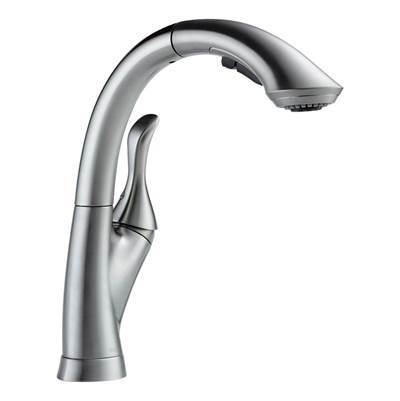 Delta 4153-AR-DST- Delta Linden Single Handle Kitchen Faucet W | FaucetExpress.ca