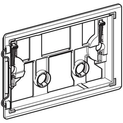 Geberit 243.108.00.1- Mounting frame for Geberit actuator plates of the Omega series | FaucetExpress.ca