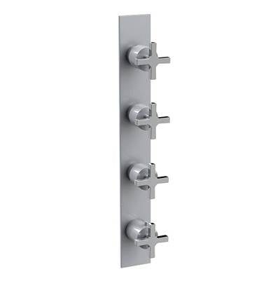 Ca'bano CA47014T99- Thermostatic trim with 3 flow controls