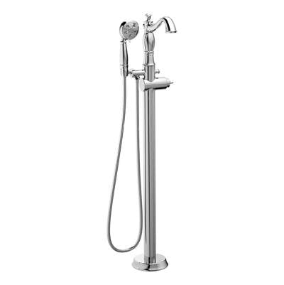 Delta T4797-FL-LHP- Floor Mount Tub Filler | FaucetExpress.ca