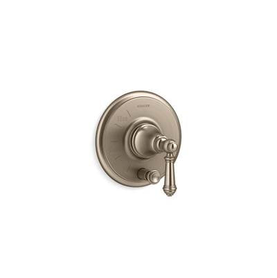 Kohler T72768-4-BV- Artifacts® Rite-Temp(R) pressure-balancing valve trim with push-button diverter and lever handle | FaucetExpress.ca