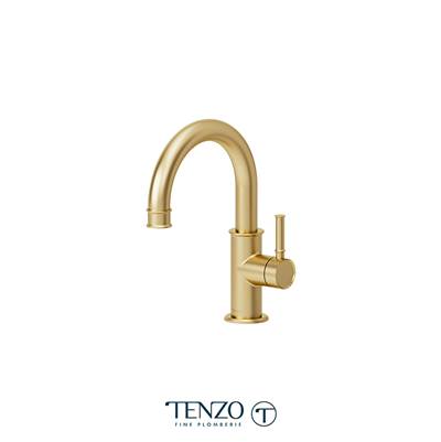 Tenzo ALY10-BG- Alyss Single Hole Lavatory Faucet Brushed Gold