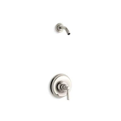 Kohler TLS10583-4-SN- Bancroft® Rite-Temp(R) shower valve trim with metal lever handle, less showerhead | FaucetExpress.ca