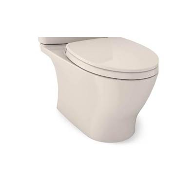 Toto CT442CUFGT40#12- Nexus Two-Piece Elongated 1.28 Gpf Universal Height Toilet Bowl Only With Cefiontect Washlet Plus Ready Sedona Beige