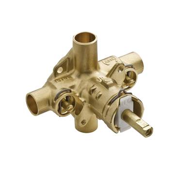Moen 2570- Brass Rough-In Posi-Temp Pressure-Balancing Cycling Tub and Shower Valve with Stops - 1/2 in. CC Connection - FaucetExpress.ca