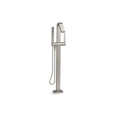 Kohler T97330-4-BN- Loure® floor-mount bath filler trim with handshower | FaucetExpress.ca