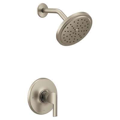 Moen UTS3202BN- Doux M-CORE 3-Series 1-Handle Shower Trim Kit in Brushed Nickel (Valve Not Included)