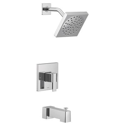 Moen UTS3713- 90 Degree M-CORE 3-Series 1-Handle Tub and Shower Trim Kit in Chrome (Valve Not Included)