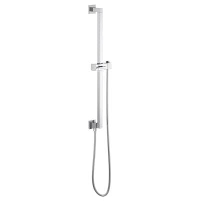 Brizo 74799-PC - Euro Sq Slidebar W/Hose