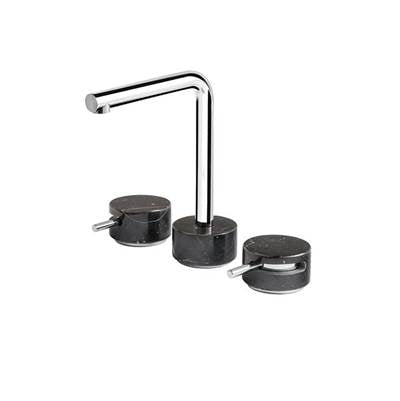 Aquabrass - Ur16 Marmo-Urban Widespread Faucet 8''Cc -Black