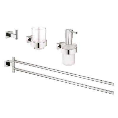 Grohe 40847001- Essentials Cube Accessories Set Master 4-in-1 | FaucetExpress.ca