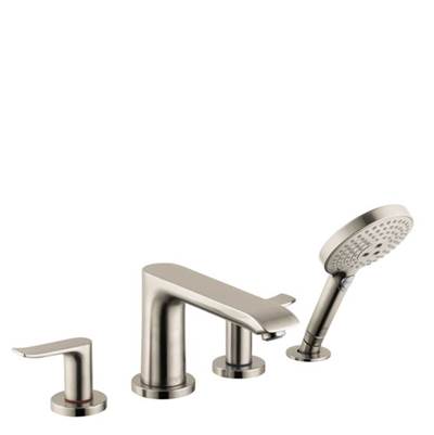 Hansgrohe 31404821- Metris 4-Hole Roman Tub Set Trim With 1.8 Gpm Handshower - FaucetExpress.ca