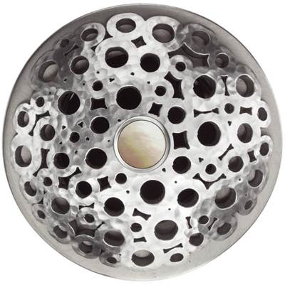 Linkasink D017 - Loop Grid Strainer with Mother of Pearl Screw