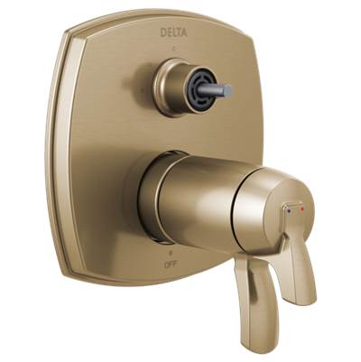 Delta T27T876-CZLHP- 17 Thermostatic Integrated Diverter Trim With Three Function | FaucetExpress.ca