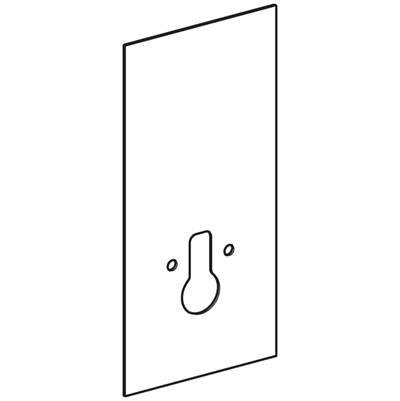 Geberit 242.383.TG.1- Front cladding for Geberit Monolith sanitary module for wall-hung WC, 101 cm, toilet fastening width 18 cm: sand glass | FaucetExpress.ca
