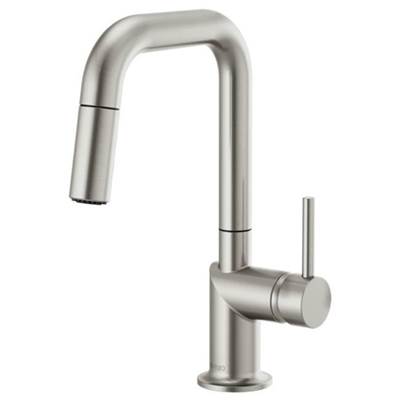 Brizo 63965LF-SSLHP- Odin Pull-Down Prep Faucet with Square Spout - Handle Not Included