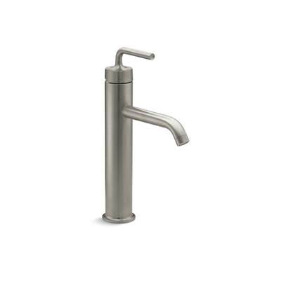 Kohler 14404-4A-BN- Purist® Tall Single-handle bathroom sink faucet with straight lever handle | FaucetExpress.ca