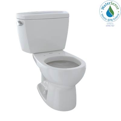 Toto CST743E#11- Eco-Drake Round Bowl Toilet C743E+St743E | FaucetExpress.ca