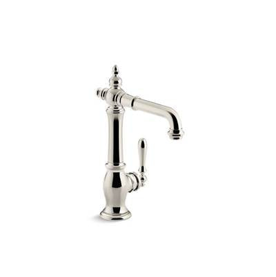 Kohler 99267-SN- Artifacts® bar sink faucet, Victorian spout design | FaucetExpress.ca