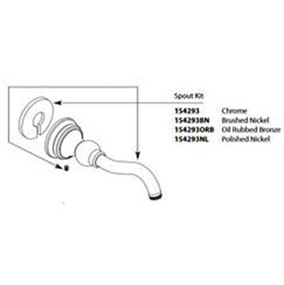 Moen 154293- Spout kit