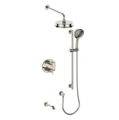 Vogt SET.Z3.320.310.PN- Zehn 3-Way Thermostatic Set Polished Nickel