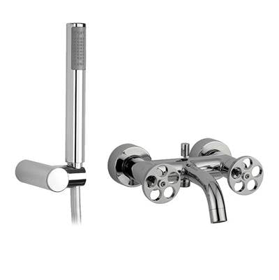 Ca'bano CA6333299- Wall mount tub faucet with hand spray