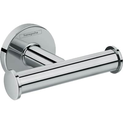 Hansgrohe 41725000- Logis Universal Double Towel Hook - FaucetExpress.ca