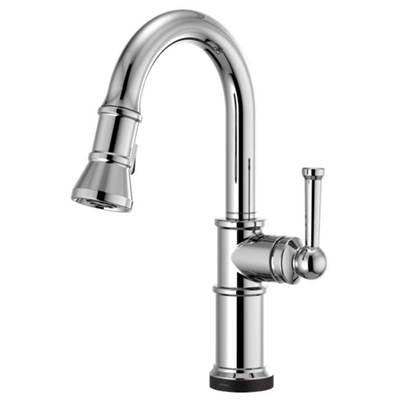 Brizo 64925LF-PC- Pull-Down Prep Faucet With Smarttouch Technology | FaucetExpress.ca