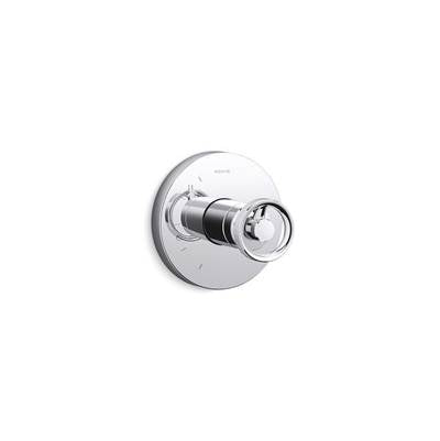 Kohler TS78015-9-CP- Components Rite-Temp® shower valve trim with Industrial handle | FaucetExpress.ca