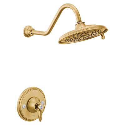 Moen TS32102EPBG- Weymouth 1-Handle Eco-Performance Shower Trim Kit in Brushed Gold (Valve Not Included)