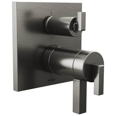 Brizo T75622-SLLHP- Frank Lloyd Wright TempAssure Thermostatic Valve with 6-Function Integrated Diverter Trim - Less Handles