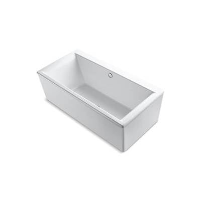 Kohler 6366-0- Stargaze® 72'' x 36'' freestanding bath with straight shroud and center drain | FaucetExpress.ca
