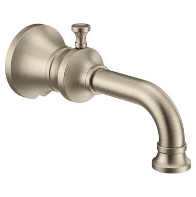 Moen S5000BN- Colinet Traditional Diverter Tub Spout with Slip-fit CC Connection in Brushed Nickel