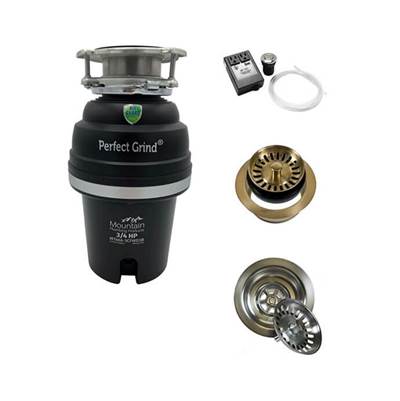 Mountain Plumbing MTSINK2- Disposer/Flange Kit For Double Bowl