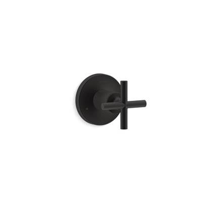 Kohler T14491-3-BL- Purist® Valve trim with cross handle for transfer valve, requires valve | FaucetExpress.ca