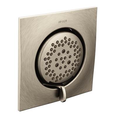 Moen TS1420BN- Mosaic Square Two-Function Body Spray, Valve Required, Brushed Nickel