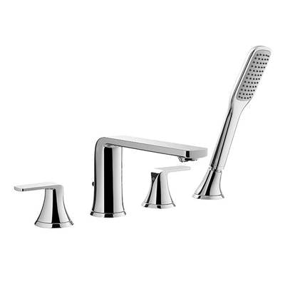 Ca'bano CA2830499- 4 Piece deck mount tub filler with hand spray