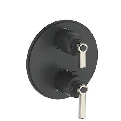Vogt VT.Z1.220.PB- Zehn 2-Way Thermostatic Valve and Trim Polished Nickel Matte Black