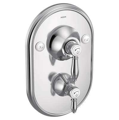 Moen TS32100- Weymouth Posi-Temp with Built-in 3-Function Transfer Valve Trim Kit, Valve Required, Chrome