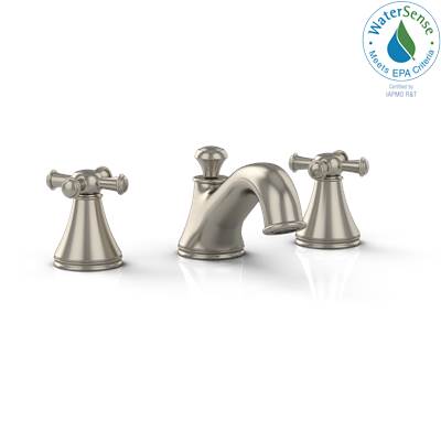 Toto TL220DD#BN- Faucet Vivian Widespread Cross Handle Lavatory | FaucetExpress.ca