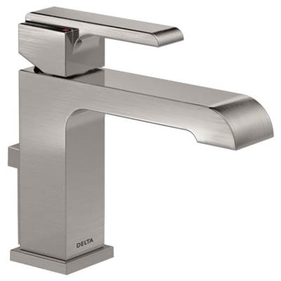 Delta 567LF-SSMPU- Single Hole - Single Handle-4''Plate/Metal Pop-Up | FaucetExpress.ca